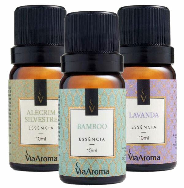 Kit De Ess Ncias Alecrim Lavanda Bamboo Atavie