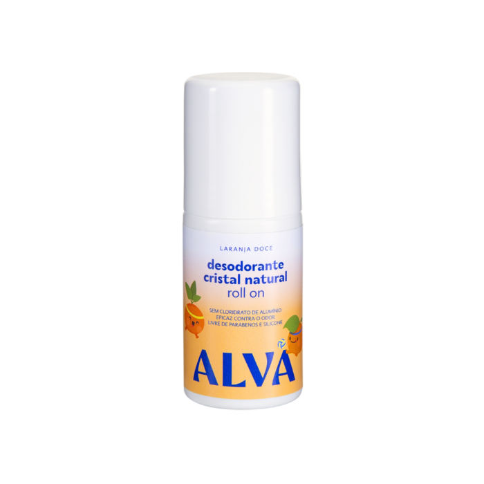 Desodorante Roll On Infantil Laranja Doce 50ml Alva