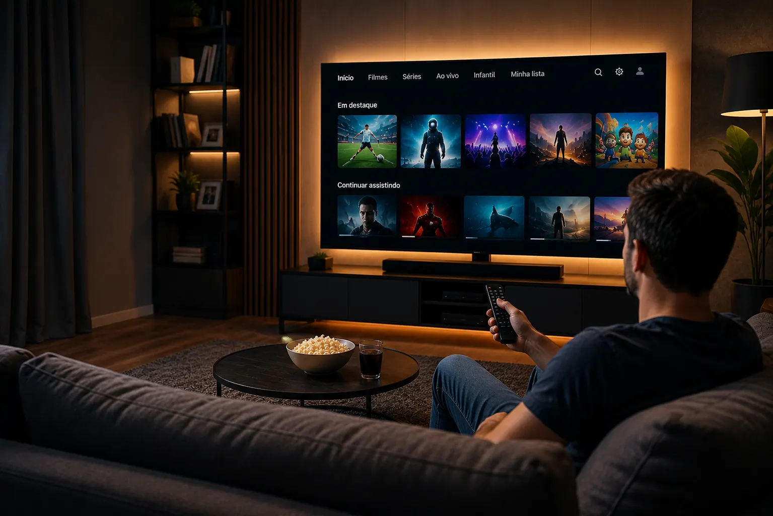 Teste IPTV grátis em Smart TV