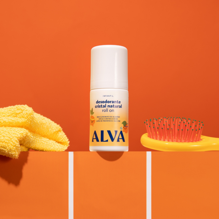 Desodorante Roll On Infantil Laranja Doce 50ml Alva - Image 2