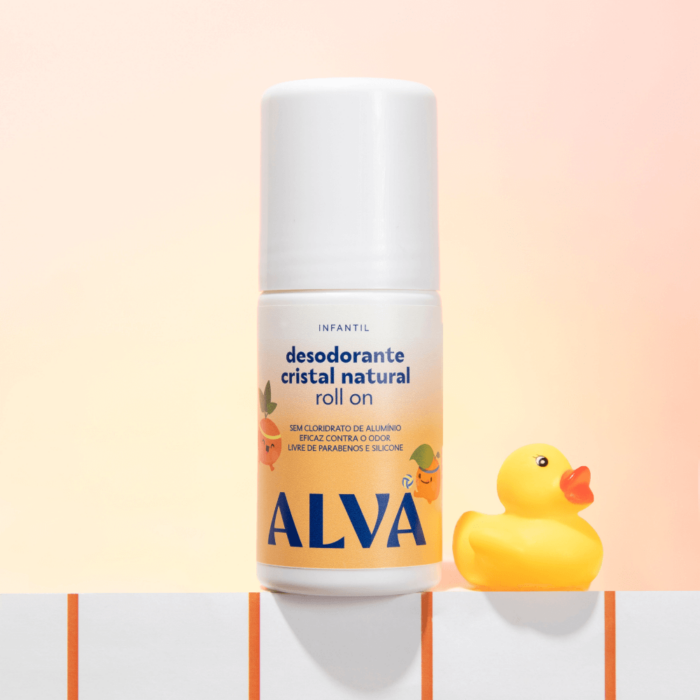 Desodorante Roll On Infantil Laranja Doce 50ml Alva - Image 5