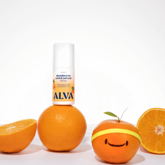 Desodorante Roll On Infantil Laranja Doce 50ml Alva - Image 6