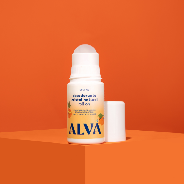 Desodorante Roll On Infantil Laranja Doce 50ml Alva - Image 3