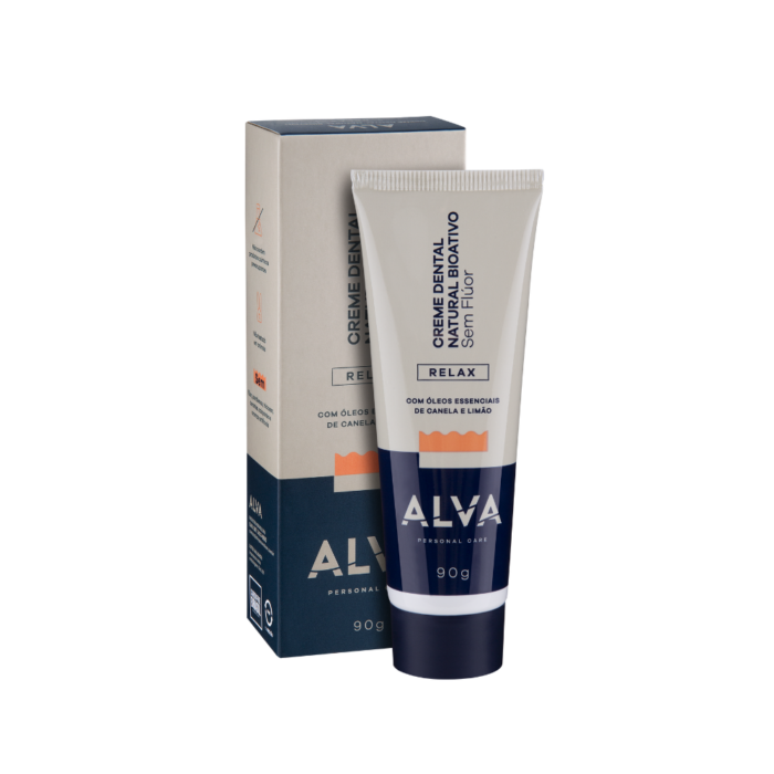 Pasta de Dente Relax - Limao e Canela Vegano 90g Alva - Image 2