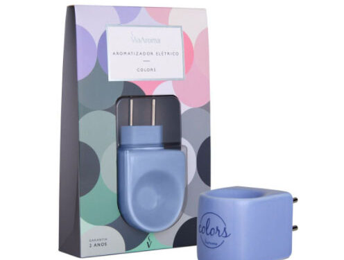 Aromatizador Elétrico Candy Colors - Azul - Via Aroma