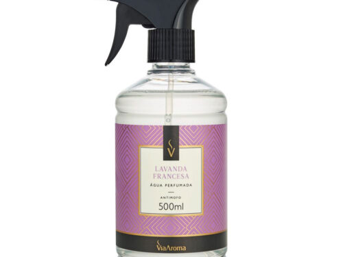 Água Perfumada para Tecidos Lavanda Francesa - 500ml - Via Aroma