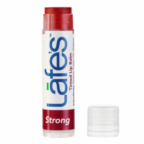 Hidratante Labial com Cor - Tinted Lip Balm Organic LAFE'S - Strong