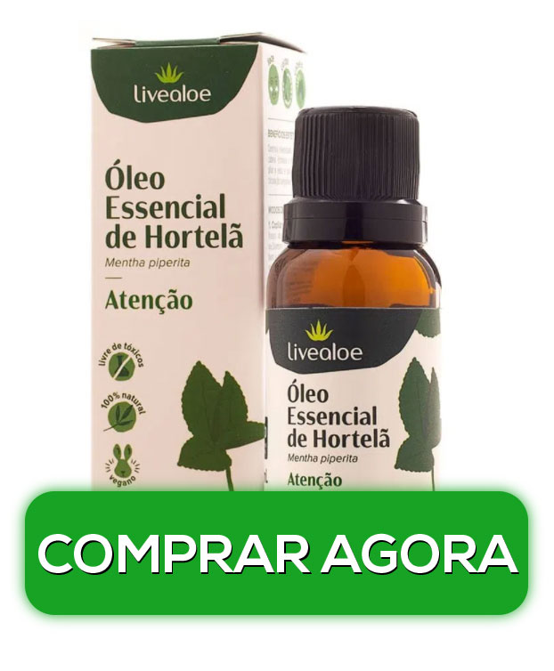 óleo essencial hortelã